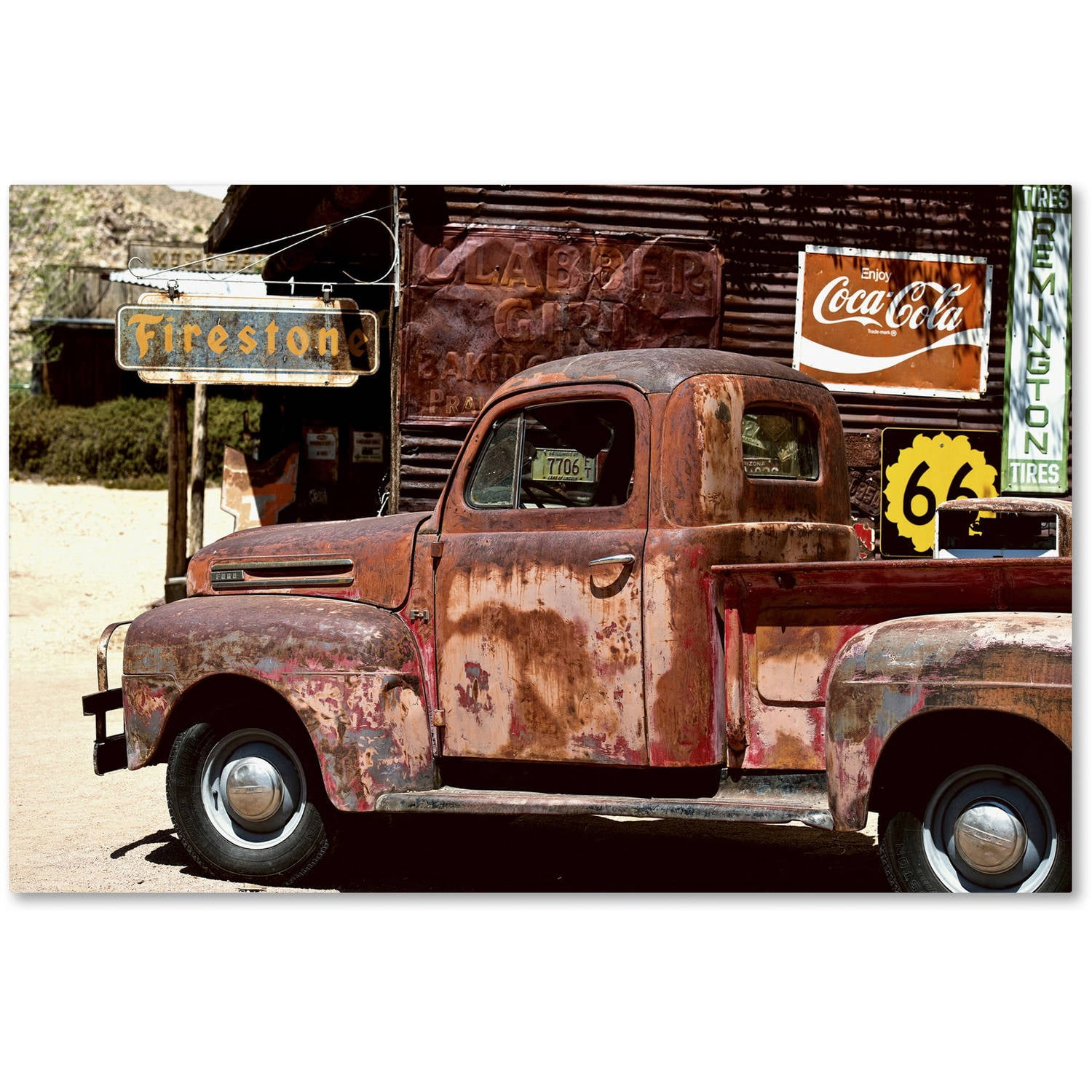 Trademark Fine Art "US Truck" Canvas Art by Philippe Hugonnard