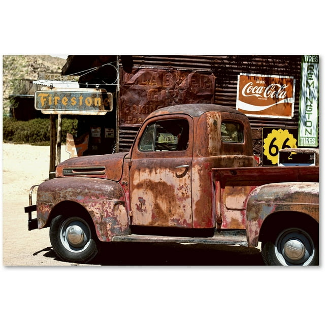 Trademark Fine Art "US Truck" Canvas Art by Philippe Hugonnard