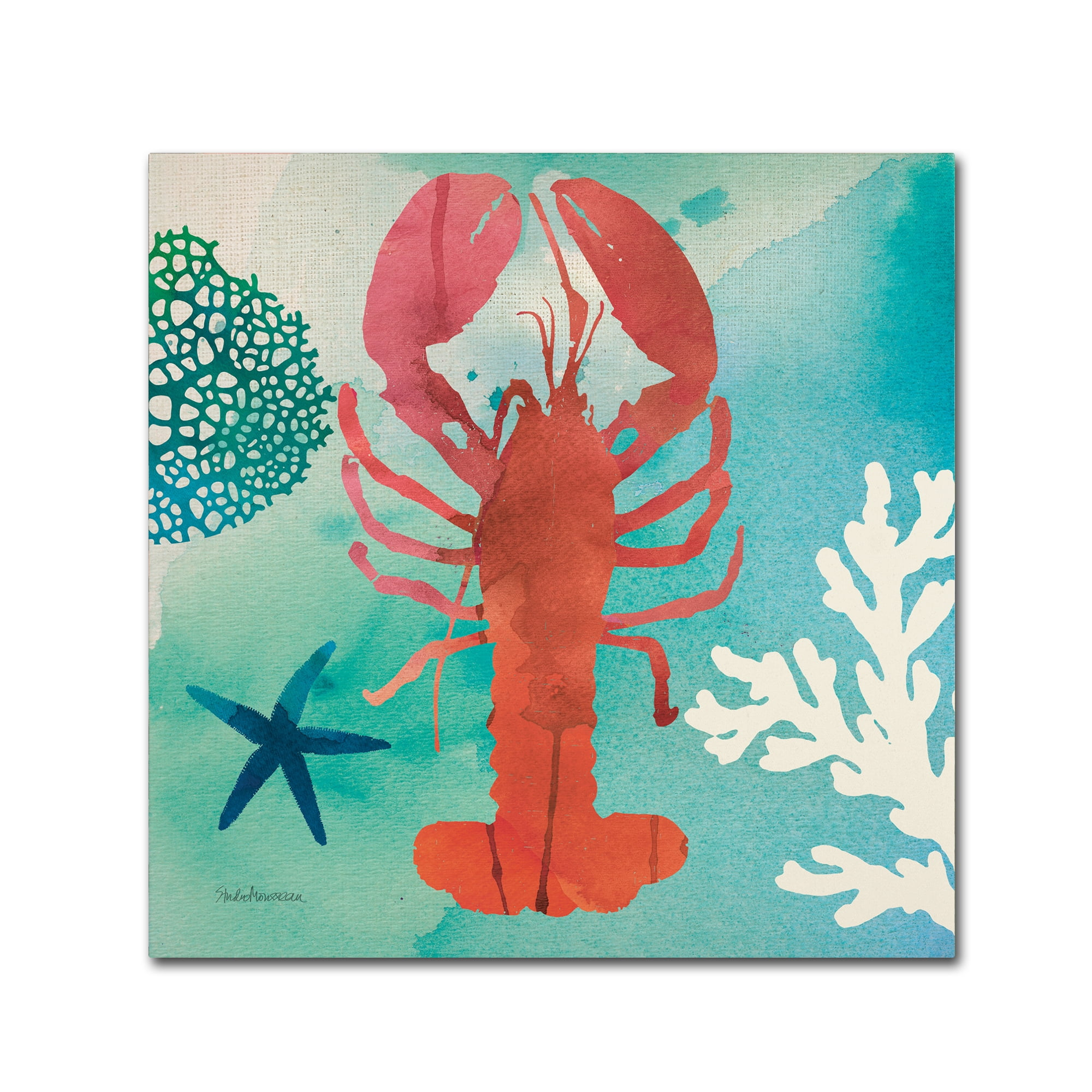 Trademark Fine Art 'Under the Sea IV' Canvas Art by Studio Mousseau