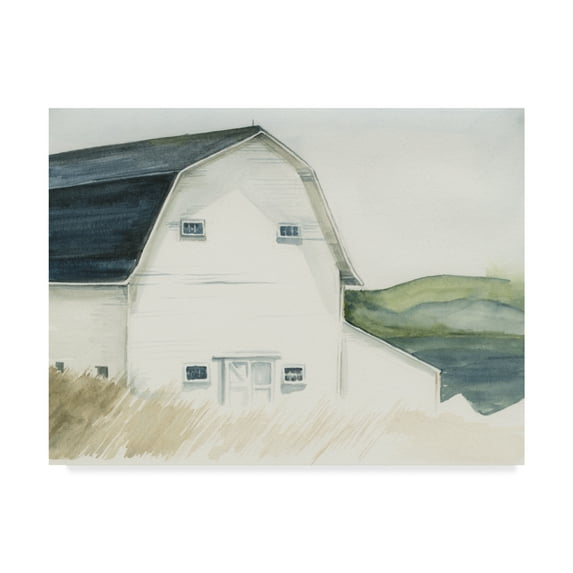 Trademark Fine Art 'Watercolor Barn IV' Canvas Art by Jennifer Paxton Parker