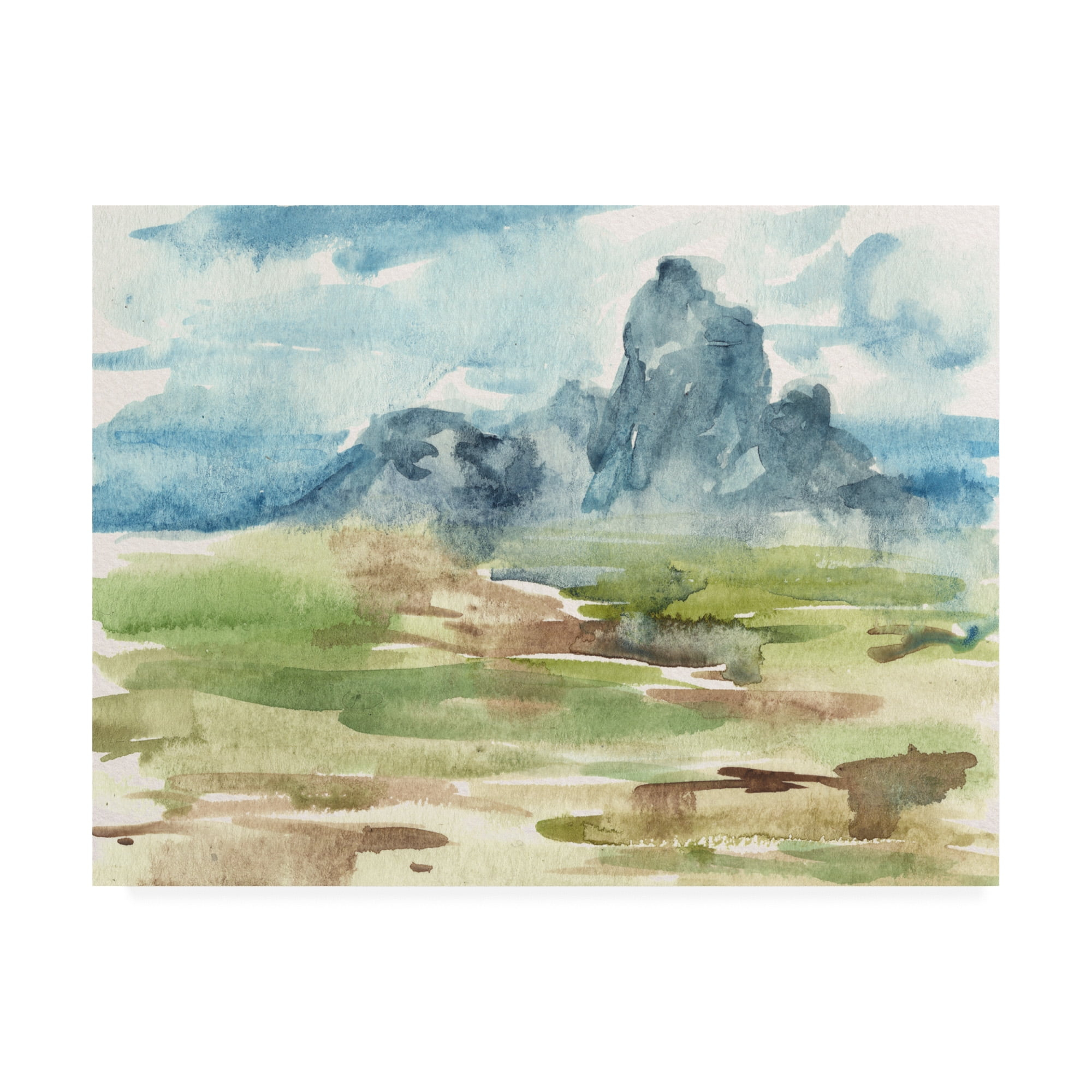 Trademark Fine Art 'Watercolor Views I' Canvas Art by Melissa Wang