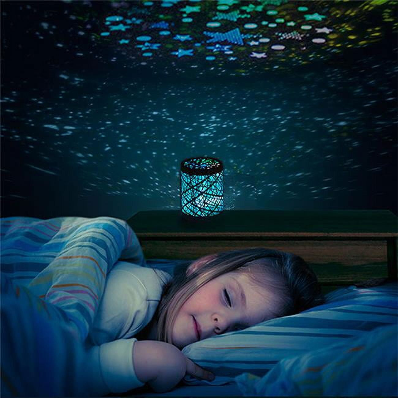 Northwest Galaxy Projector Night Light- Kids Room Decor with Color Changing Constellations - Star Projector Lamp