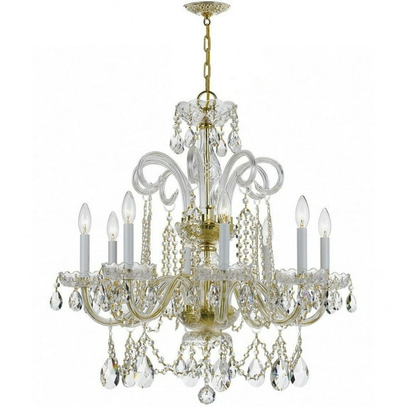 Traditional Crystal 5008-PB-CL-MWP Chandelier