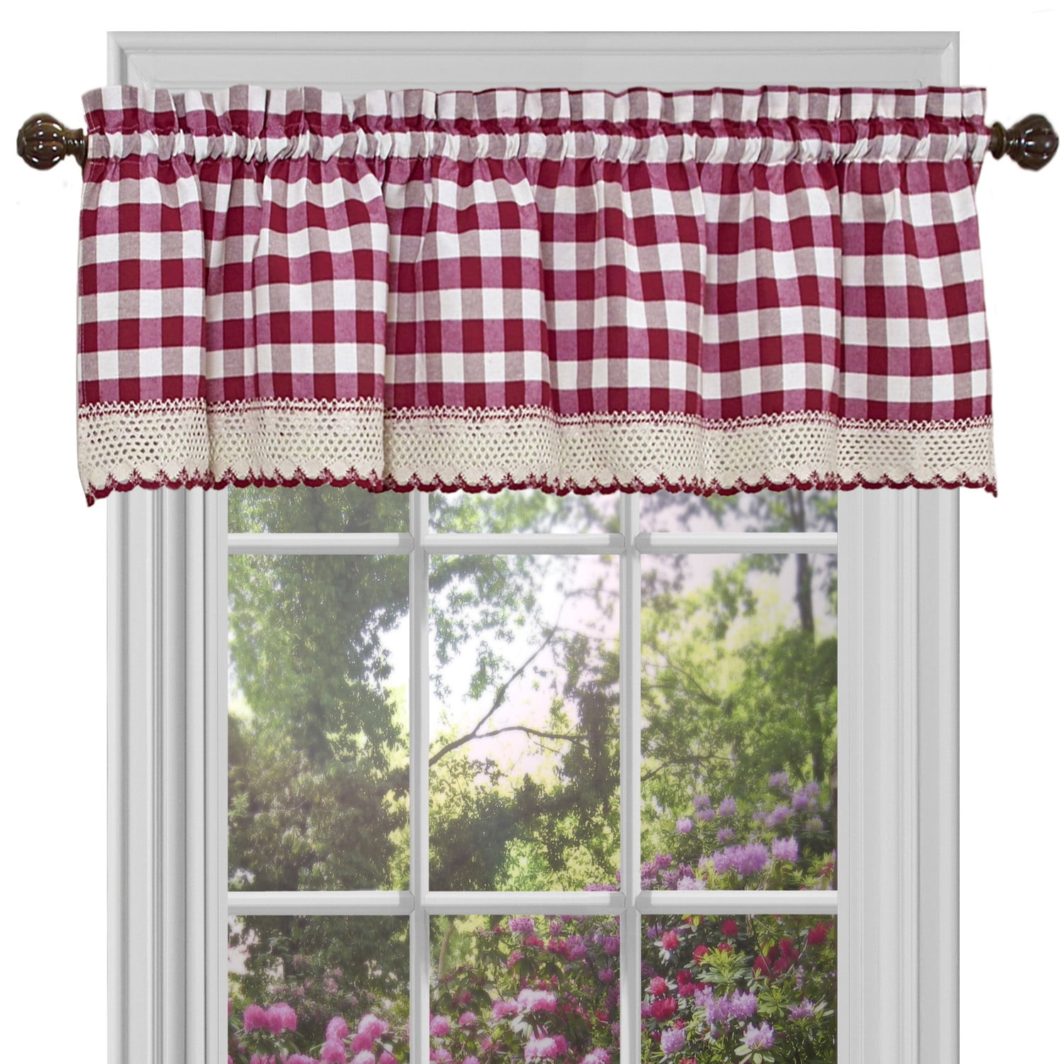Classic Buffalo Check Curtain Valance - Achim