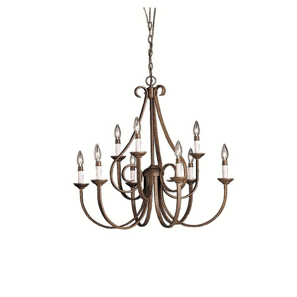 Dover 9 - Light Dimmable Tiered Chandelier