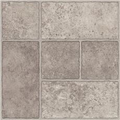 Trafficmaster Peel N' Stick Tile 12 In. X 12 In. Bodden Bay Grey 1.65Mm (0.065 In.) / 30 Sq. Ft. Per Case