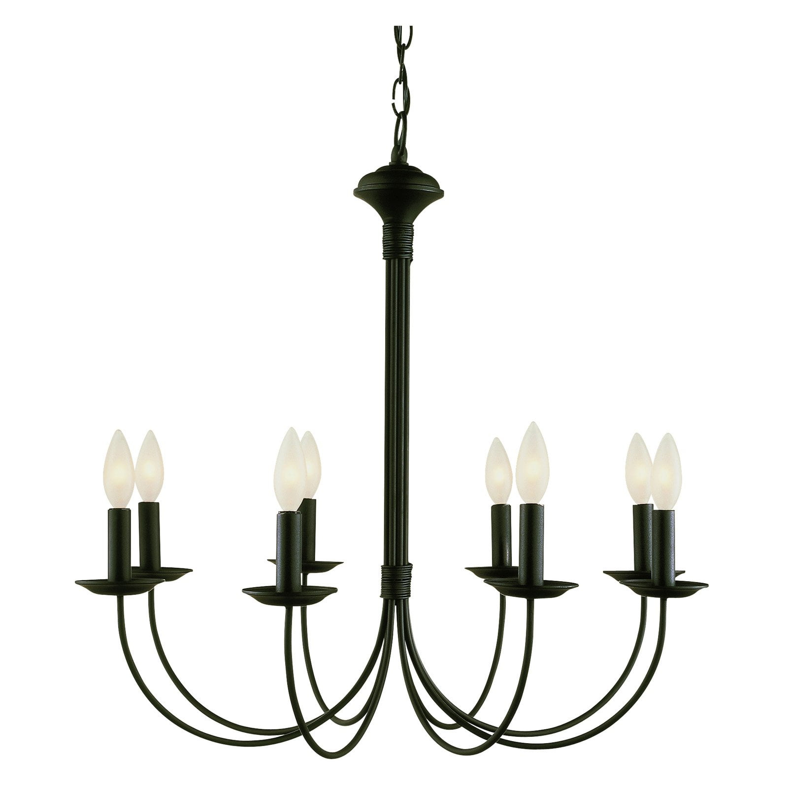Trans Globe Lighting - Four Light Chandelier-Brushed Nickel Finish