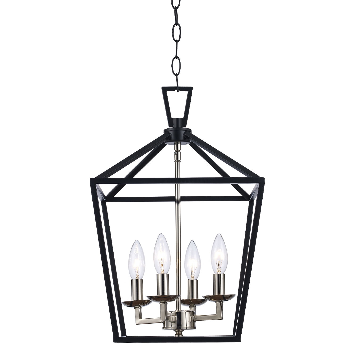 Trans Globe Lighting 10264 Lacey 4 Light 12" Wide Pendant - Black