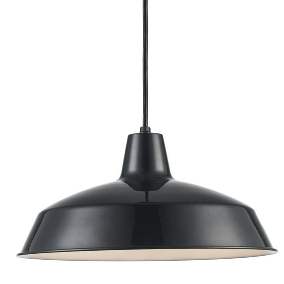 Trans Globe Lighting 1100 Sherman 1 Light 7" Tall Industrial Dome Shaped Indoor Pendant -