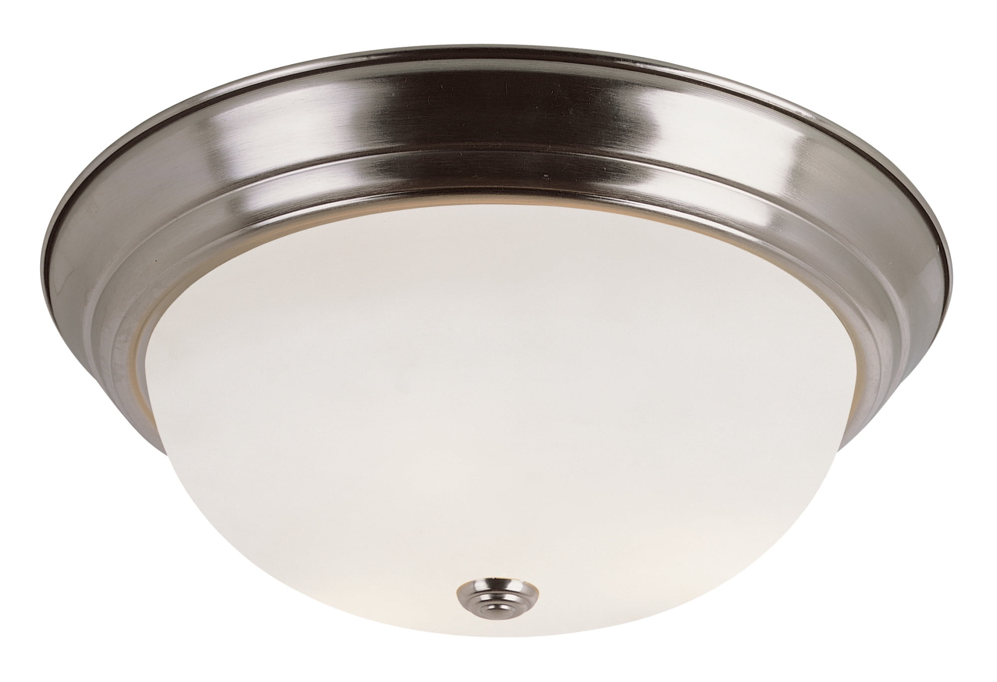 Trans Globe Lighting 13719 3 Light 15" Flush Mount Round Ceiling Fixture - Nickel