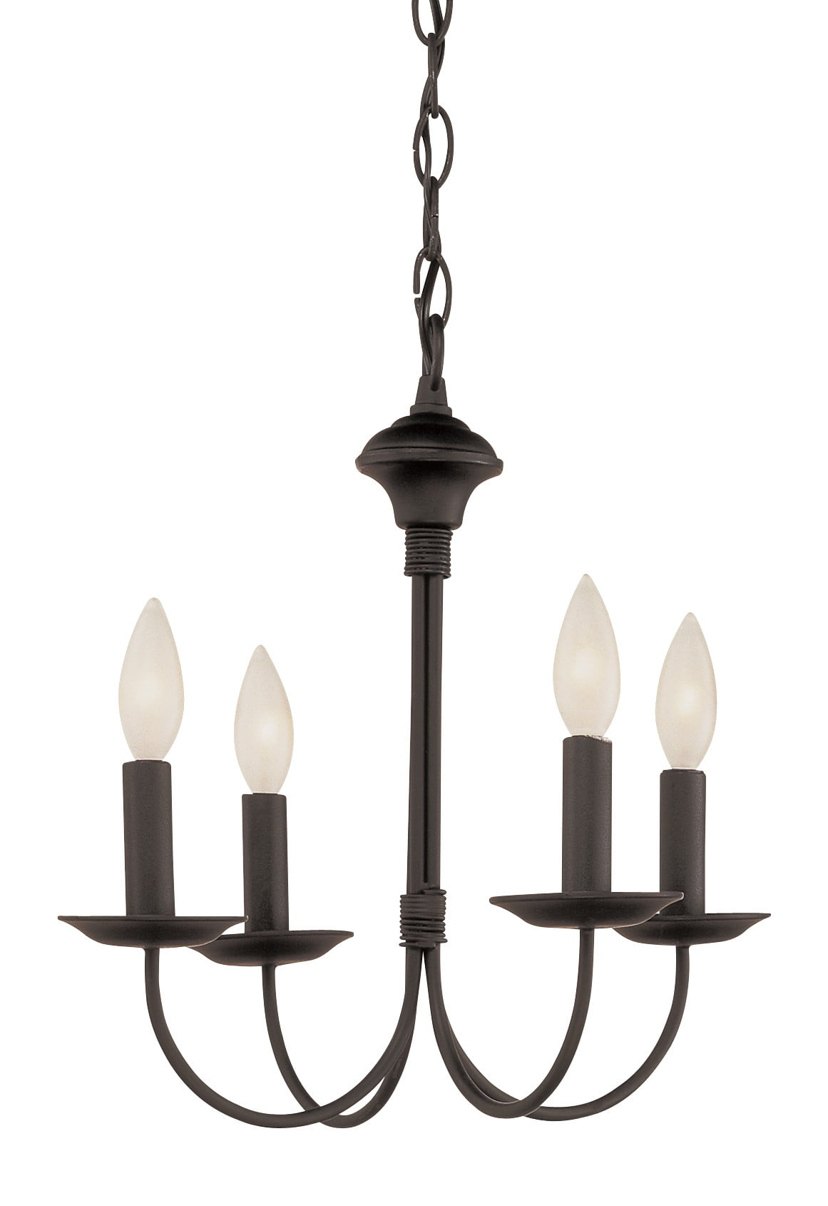 Trans Globe Lighting 9014 Traditional Four Light Up Lighting Mini Chandelier From The New