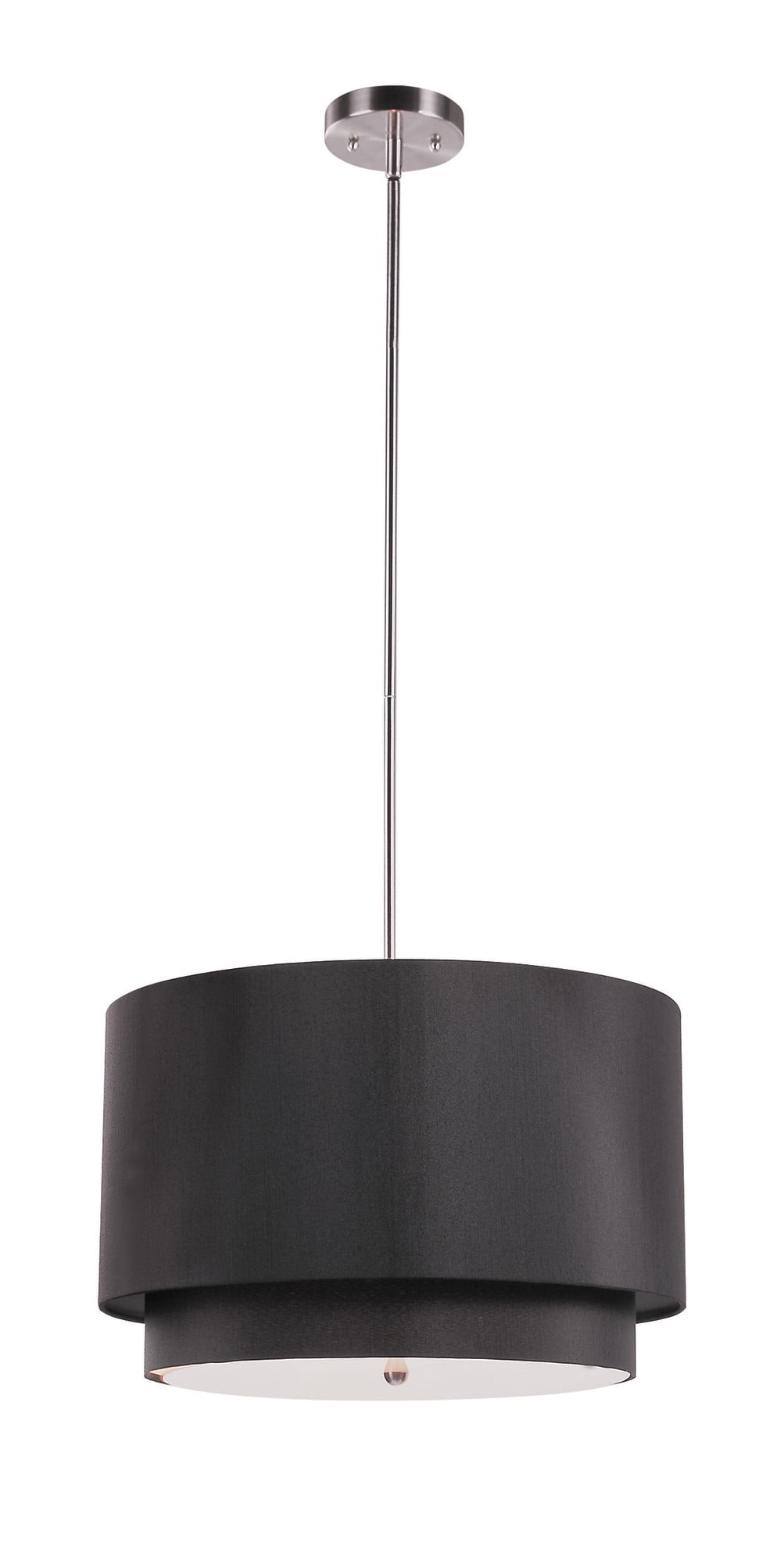 Trans Globe Lighting Pnd-802 Three Light Double Shade Pendant From The Young And Hip