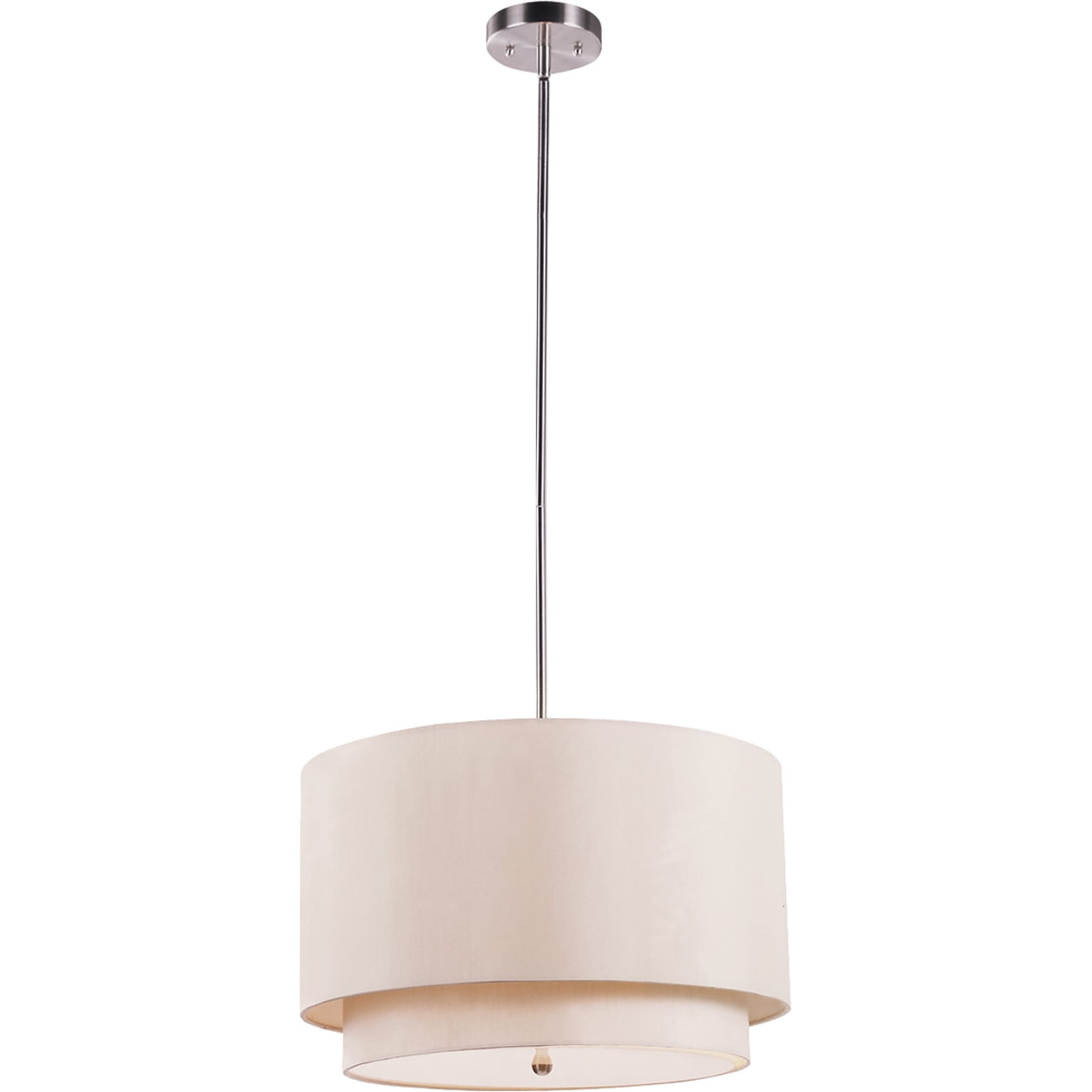 Trans Globe Lighting Pnd-802 Three Light Double Shade Pendant From The Young And Hip