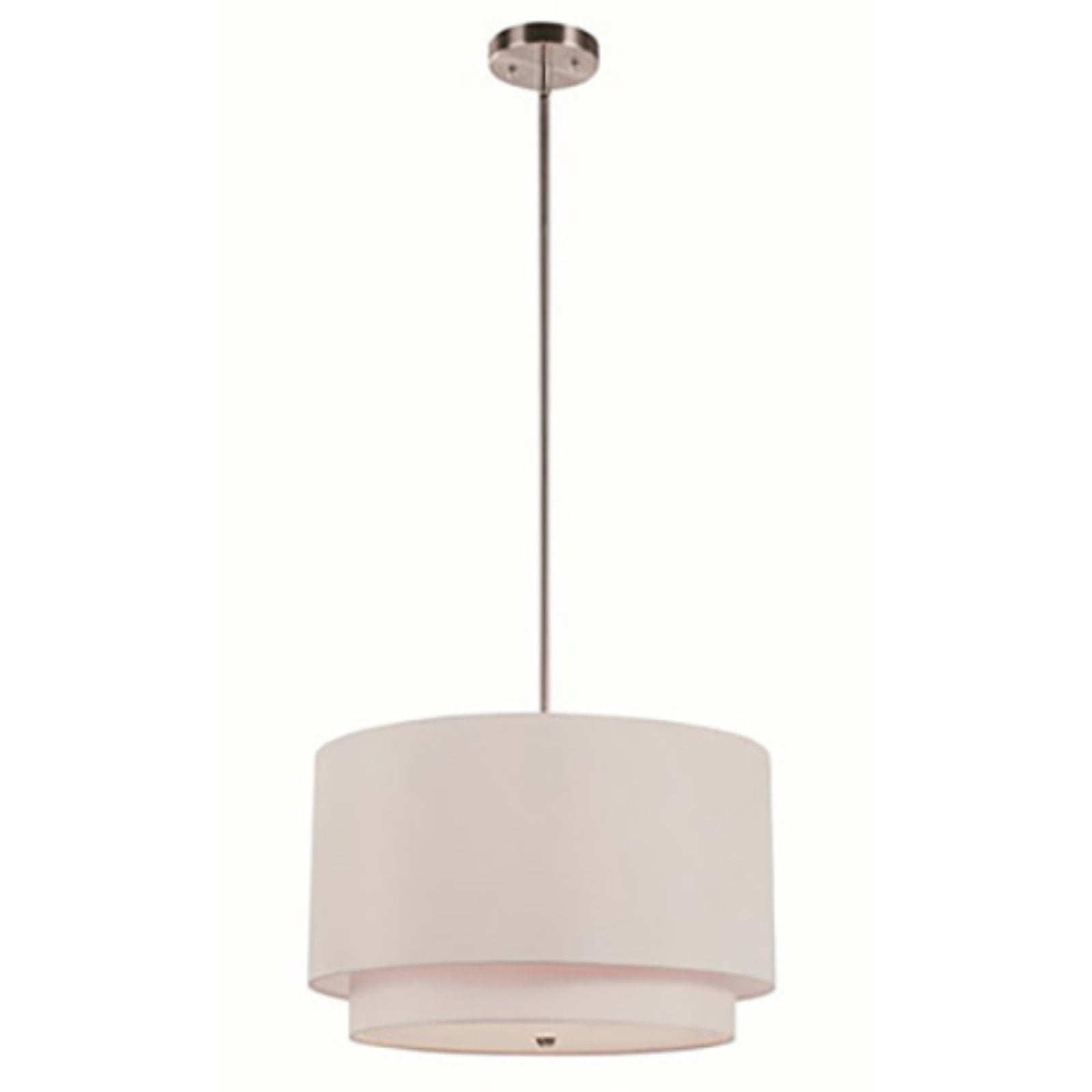 Trans Globe Lighting Pnd-802 Three Light Double Shade Pendant From The Young And Hip
