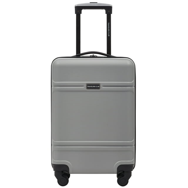 Travelers Club 20" Skyline Rolling Hard Case Carry-on Luggage - Gray