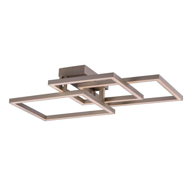 E21513-CHP-ET2 Lighting-Traverse-80W 1 LED Flush Mount-23.5 Inches wide by 6.75 inches high-Champagne Finish