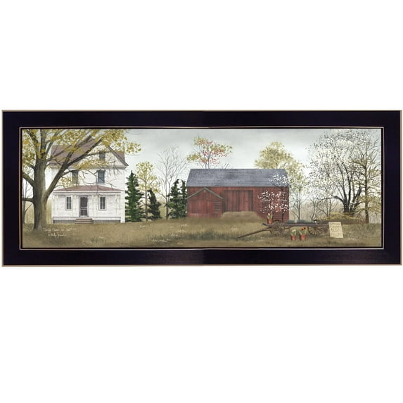 Trendy Decor 4U TrendyDecor4U Farmhouse "Spring Flowers" Framed Print Wall Art by Billy Jacobs