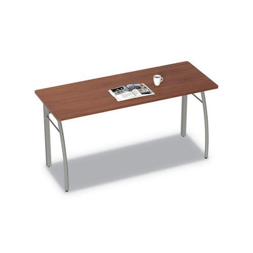 Trento Line Rectangular Desk 59.13" x 23.63" x 29.5", Cherry