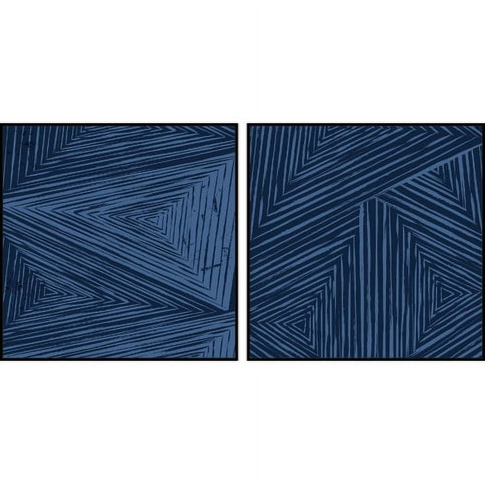 Orren Ellis " Triangular Patterns Diptych " by Marmont Hill 2 - Pieces