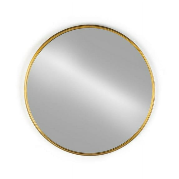Rosdorf Park Archelle Metal Flat Wall Mirror