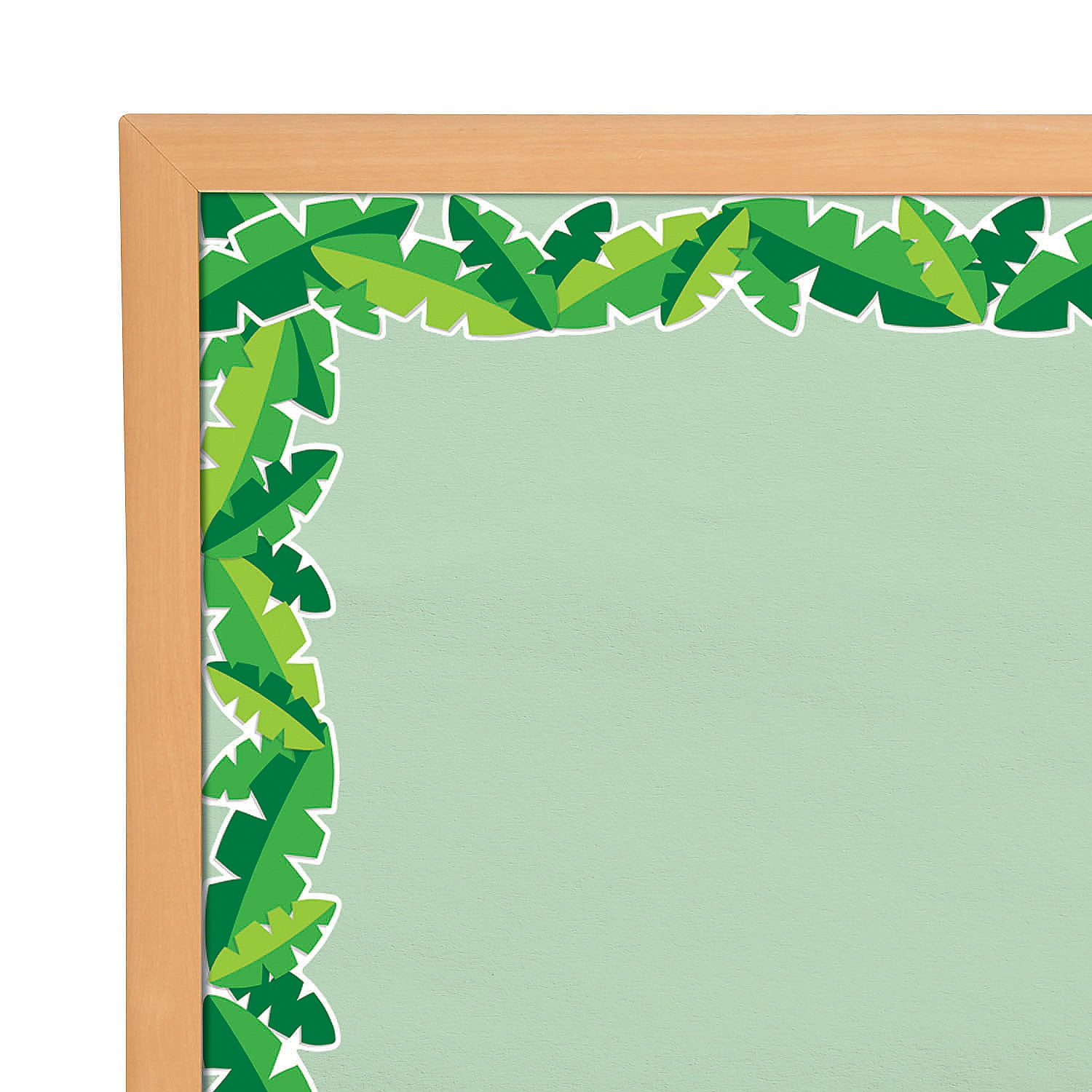 Tropical Leaves Wide Bulletin Board Borders, Educational, Party Supplies, 12 Pieces
