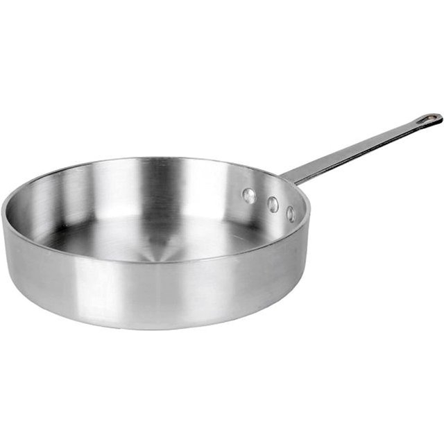 Truecraftware – 5 qt. Professional Aluminum Sauté Pan for Home and Restaurant, 3.5mm Thickness, NSF Certified, Dishwasher Safe, Cookware
