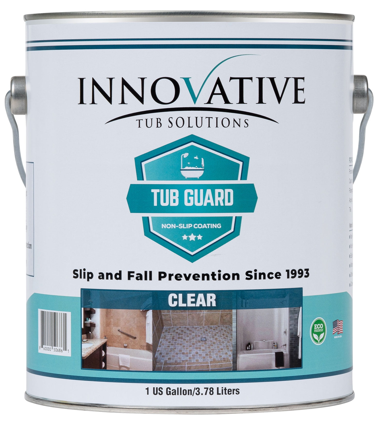 Tub Guard Clear Non Slip Safety Coating - Gallon