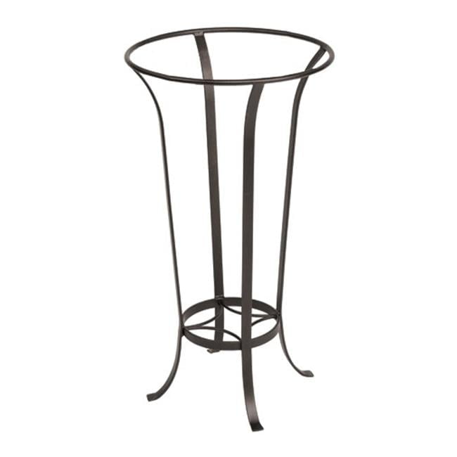 Achla Designs Tulip Plant Stand Without Insert, 28 Inch Tall, Roman Bronze Powder Coat Finish