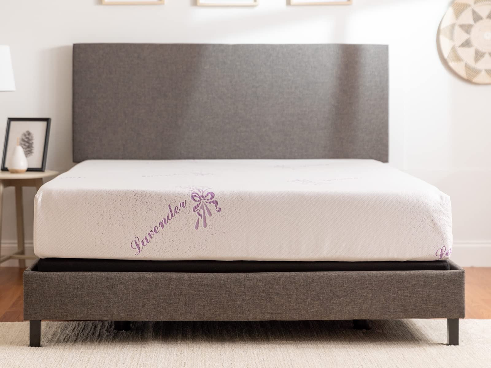 Tulo by Mattress Firm 10" Memory Foam Lavender Mattress in a Box, Pressure Relief, King