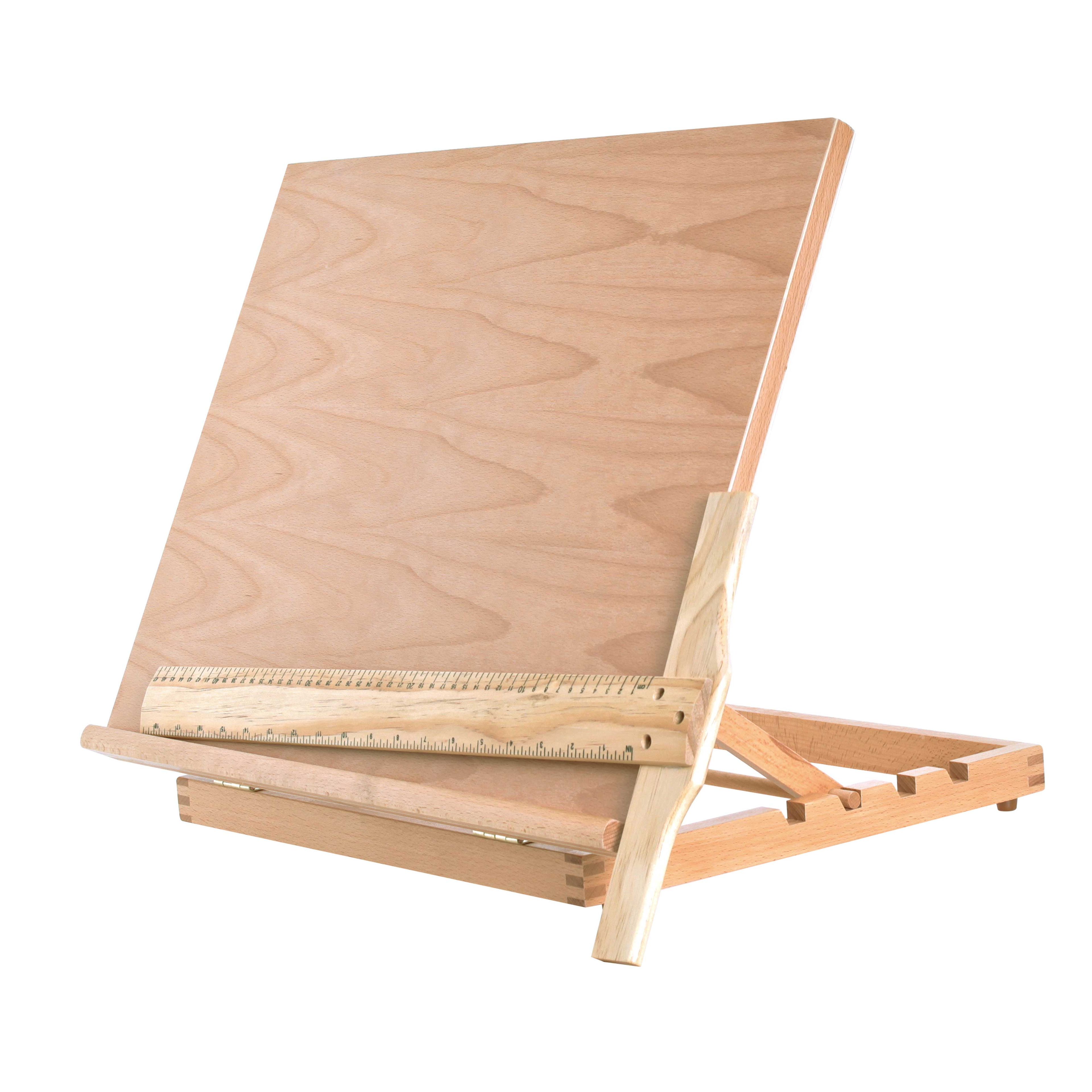 US Art Supply "Sketch Master" Adjustable Wood Artist Drawing & Sketching Board