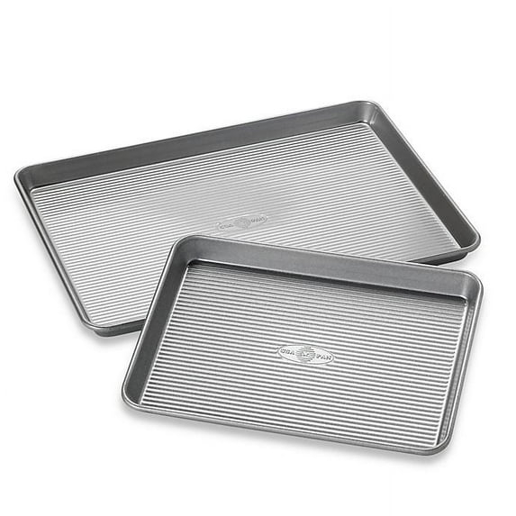 USA Pan Nonstick Quarter Sheet Pan, Set of 2