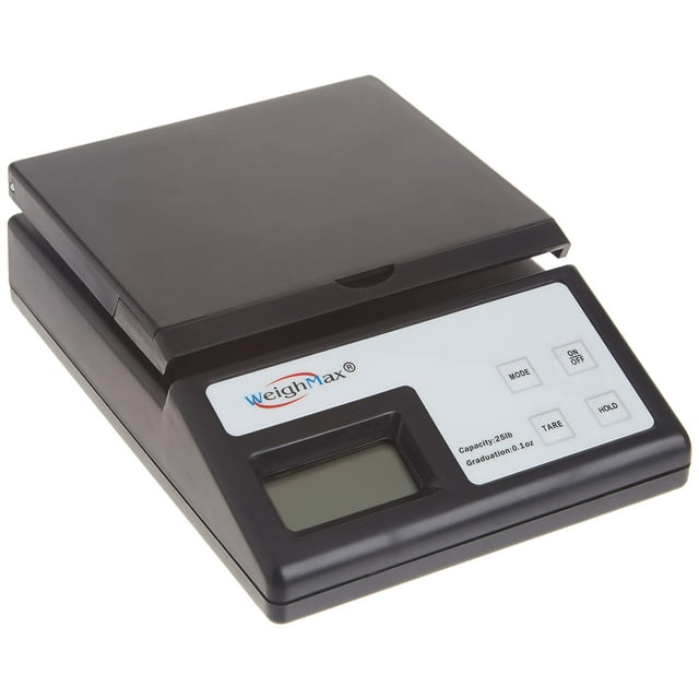 USPS Style 25 Lb x 0.1 OZ Digital Mailing Postal Scale with Batteries