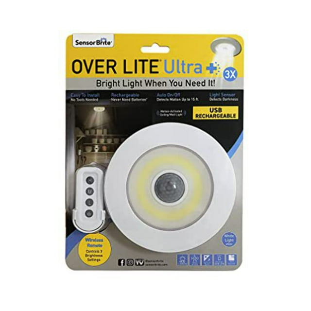 Ultra Overhead Motion Activated LED Rechargeable Night Light