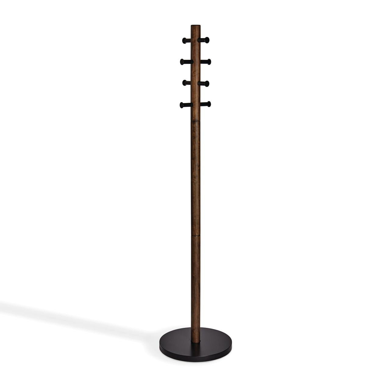 Pillar 8 - Hook Freestanding Solid Wood Coat Rack