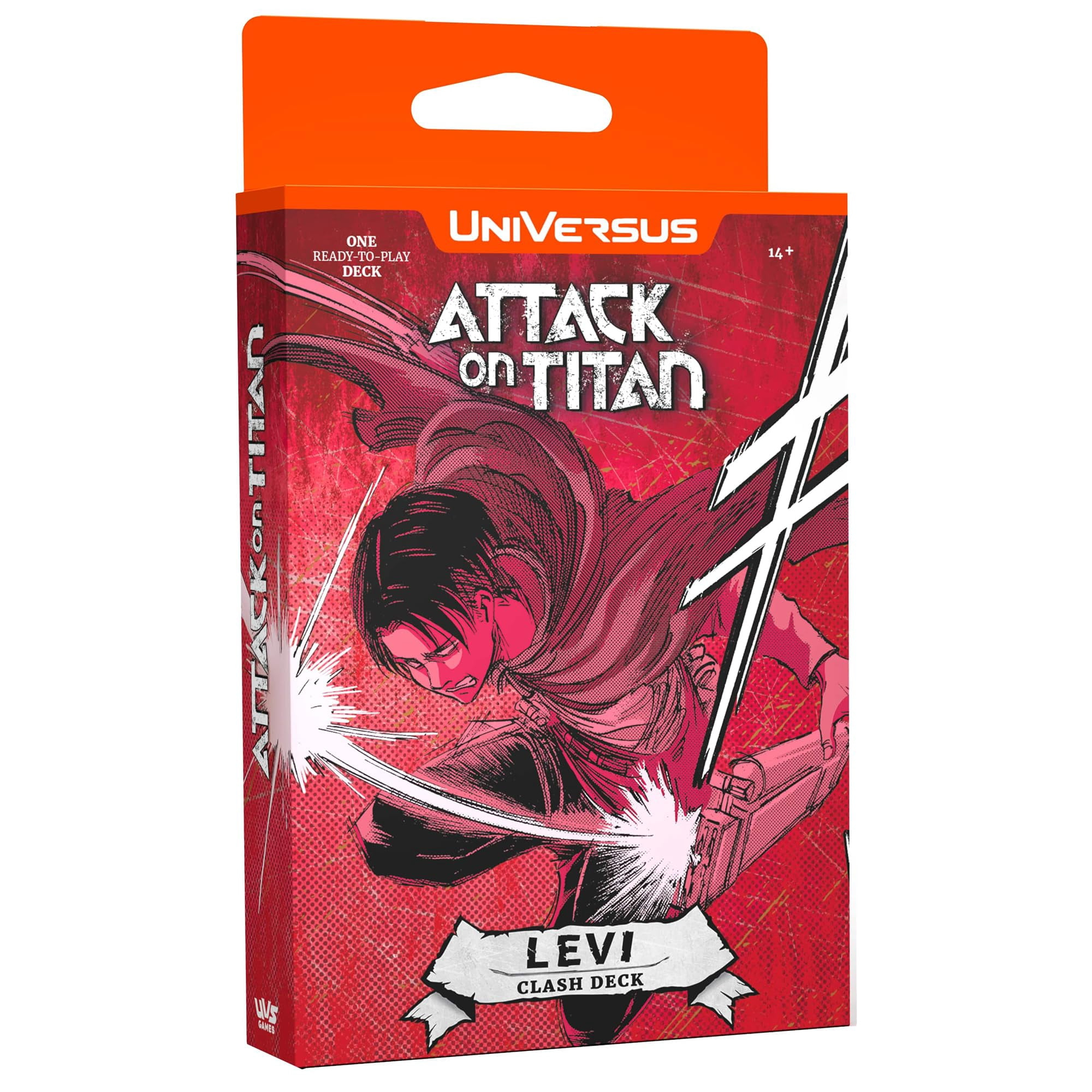Universus Attack On Titan Battle For Humanity CCG Clash Deck - LEVI [61-Card Ready-To-Play Deck]