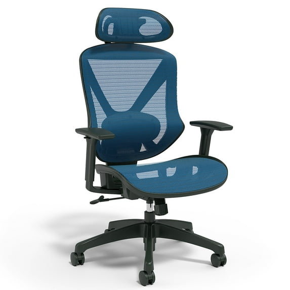 Union & Scale FlexFit Dexley Mesh Task Chair Blue (UN59375)