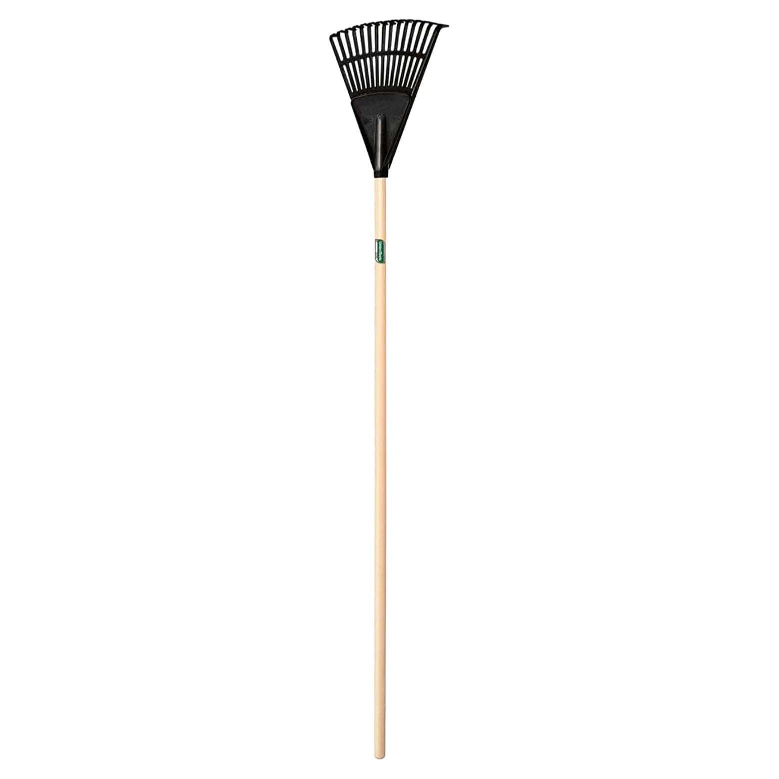 UnionTools 48.38 in. 15 Tine Poly Shrub Rake Wood Handle