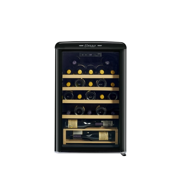 Unique Appliances Ugp-125Cr Wf Classic Retro 24" Wide 28 Bottle Capacity Free Standing