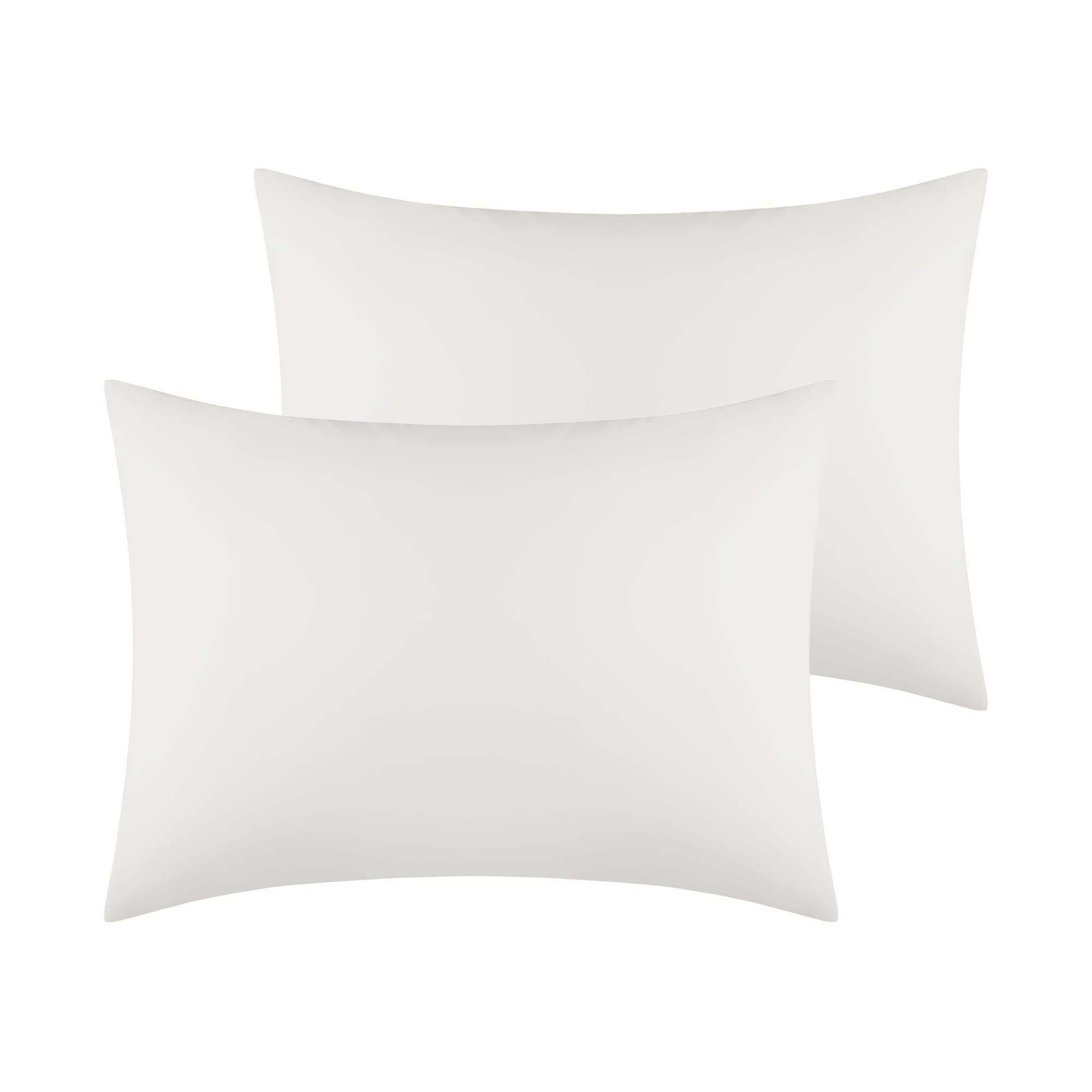 Queen Size Pillow Cases Set of 2 - White Queen Pillowcase 2 Pack with Envelope Closure, Soft Brushed Microfiber Bed Pillow Case Cover, 20x30 inches White Queen (20" x 30")