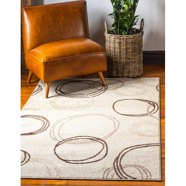 Unique Loom Alfombra de Área de Colección de Otoño - Cornucopia (Rectángulo de 8' x 10' Beige/marrón)