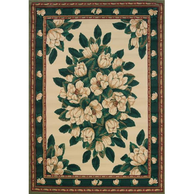 United Weavers Brunswick Eloise Traditional Floral Area Rug, Cream, 5'3" x 7'6"