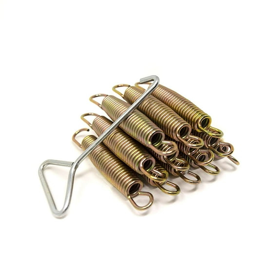 Resortes Universales para Trampolín de 5,35 Pulgadas, Resortes para Trampolín para Exteriores con Tirador de Resortes, Resistentes a la Oxidación, Fáciles de Instalar