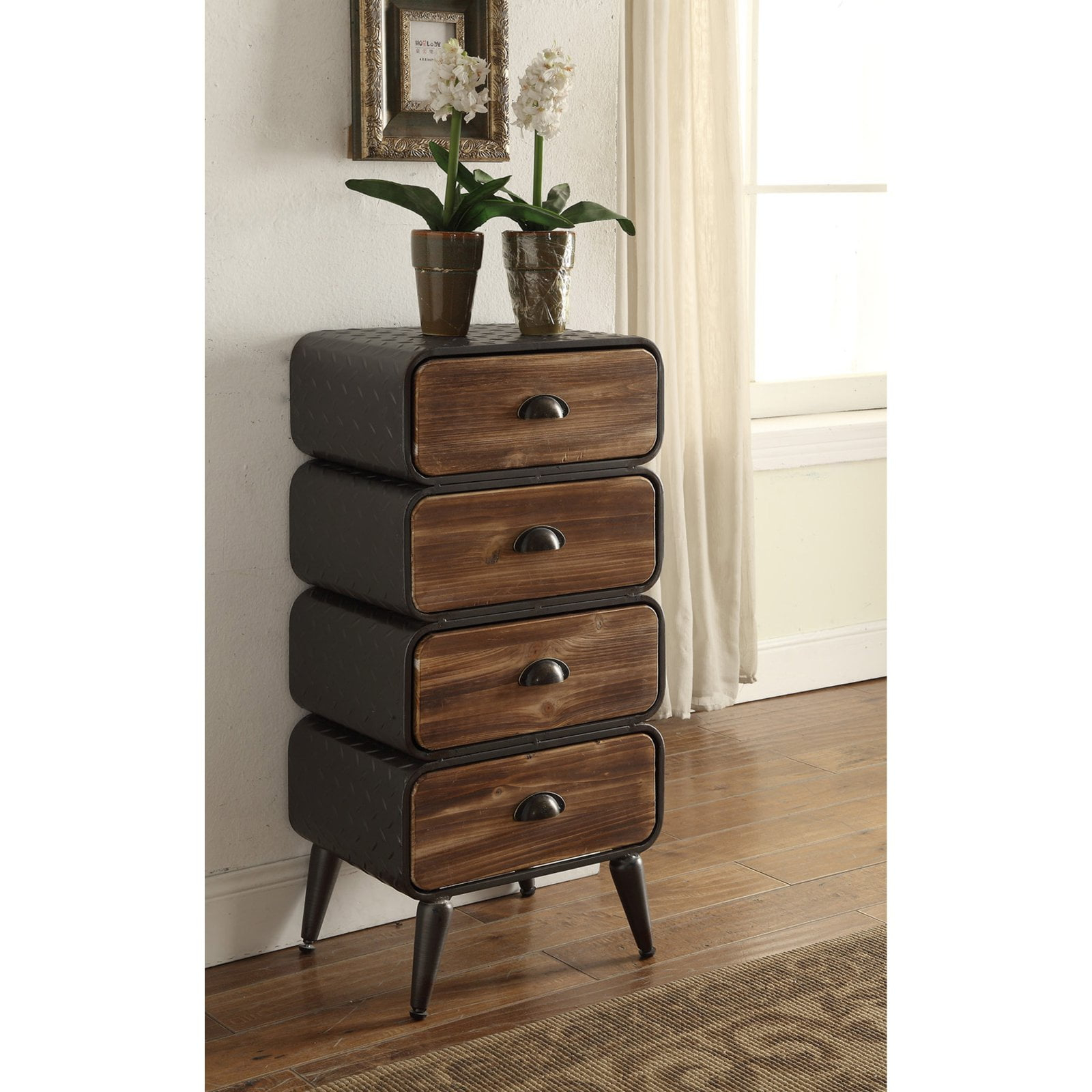 Urban loft 4 Rounded Drawer Chest