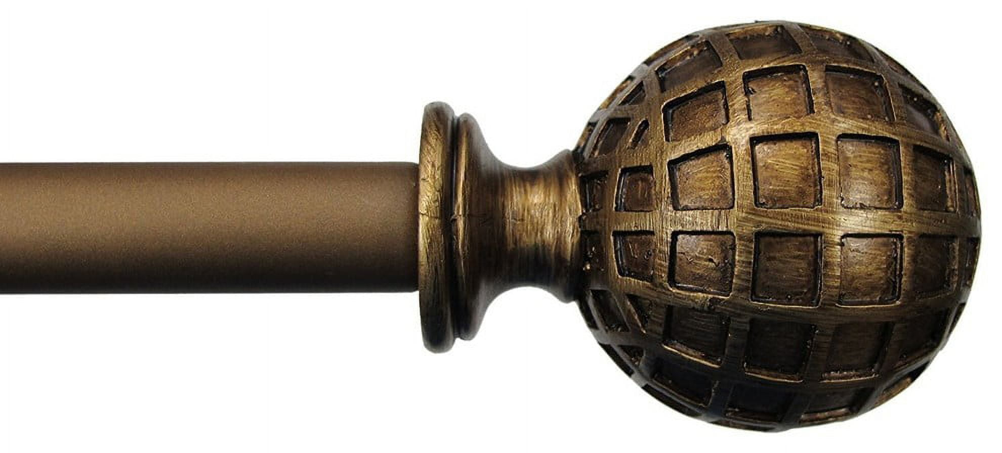 Urbanest Globe Curtain 3/4" Rod, 28"-48"