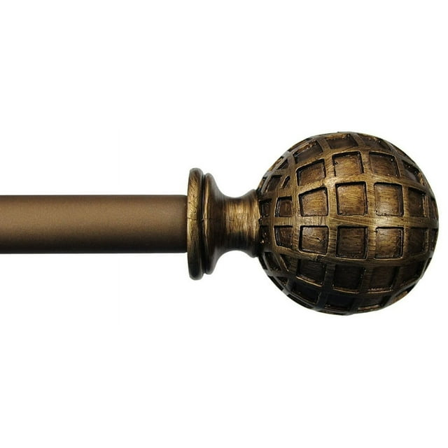 Urbanest Globe Curtain 3/4" Rod, 28"-48"