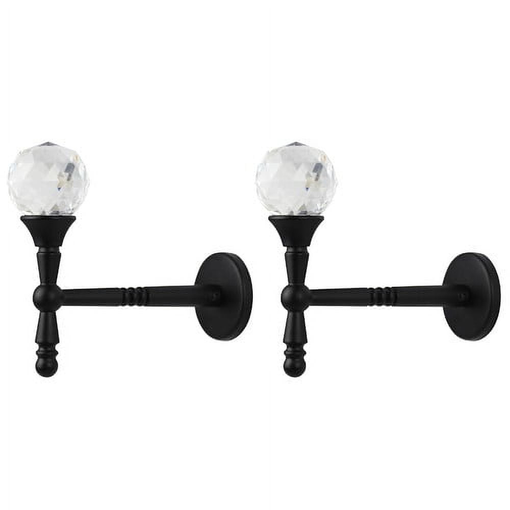 House of Hampton® Steele Crystal Curtain Holdback (Set of 2)