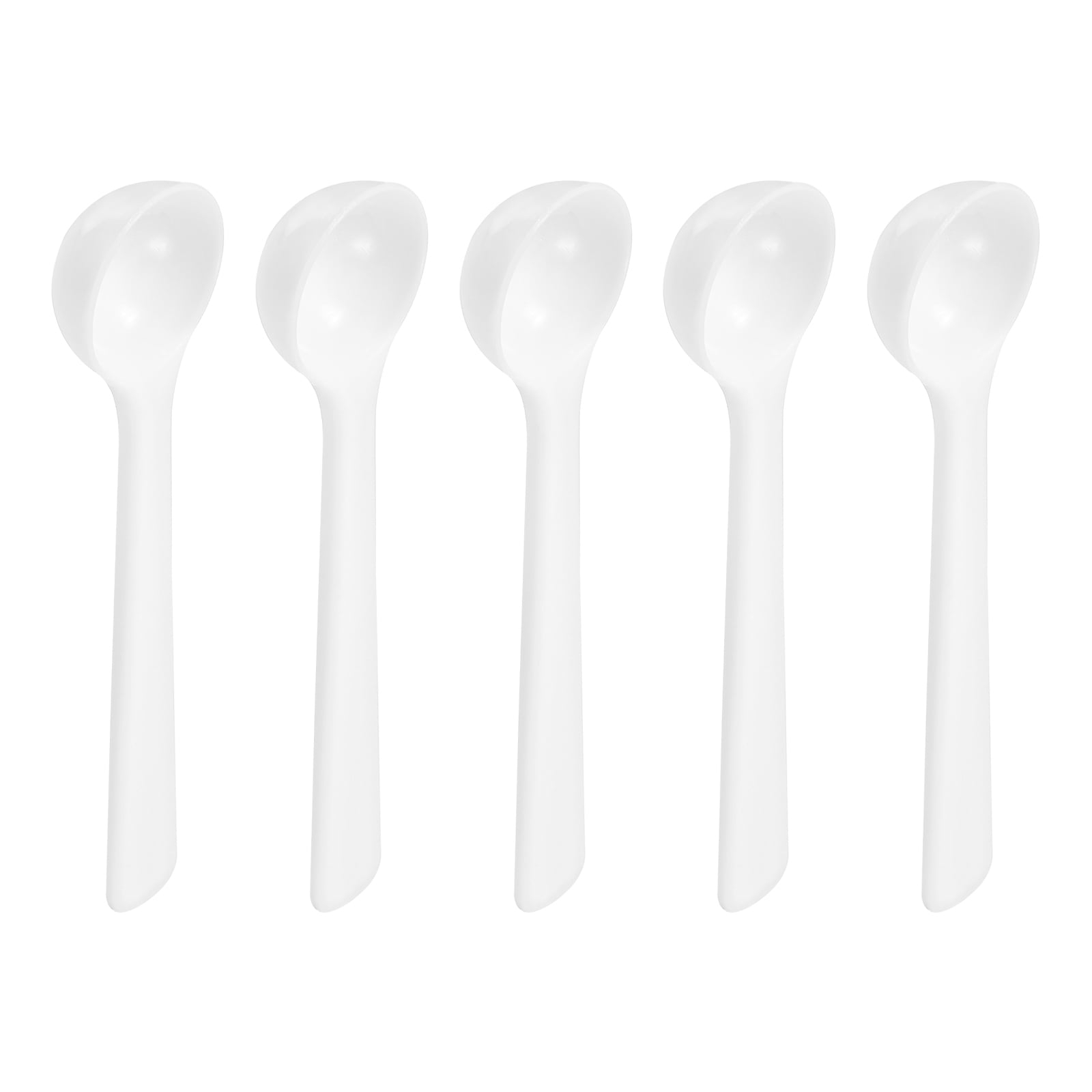 Uxcell 50Pack Plastic Measuring Spoons Powder Scoops Spoon Kitchen Spoons, 1g White