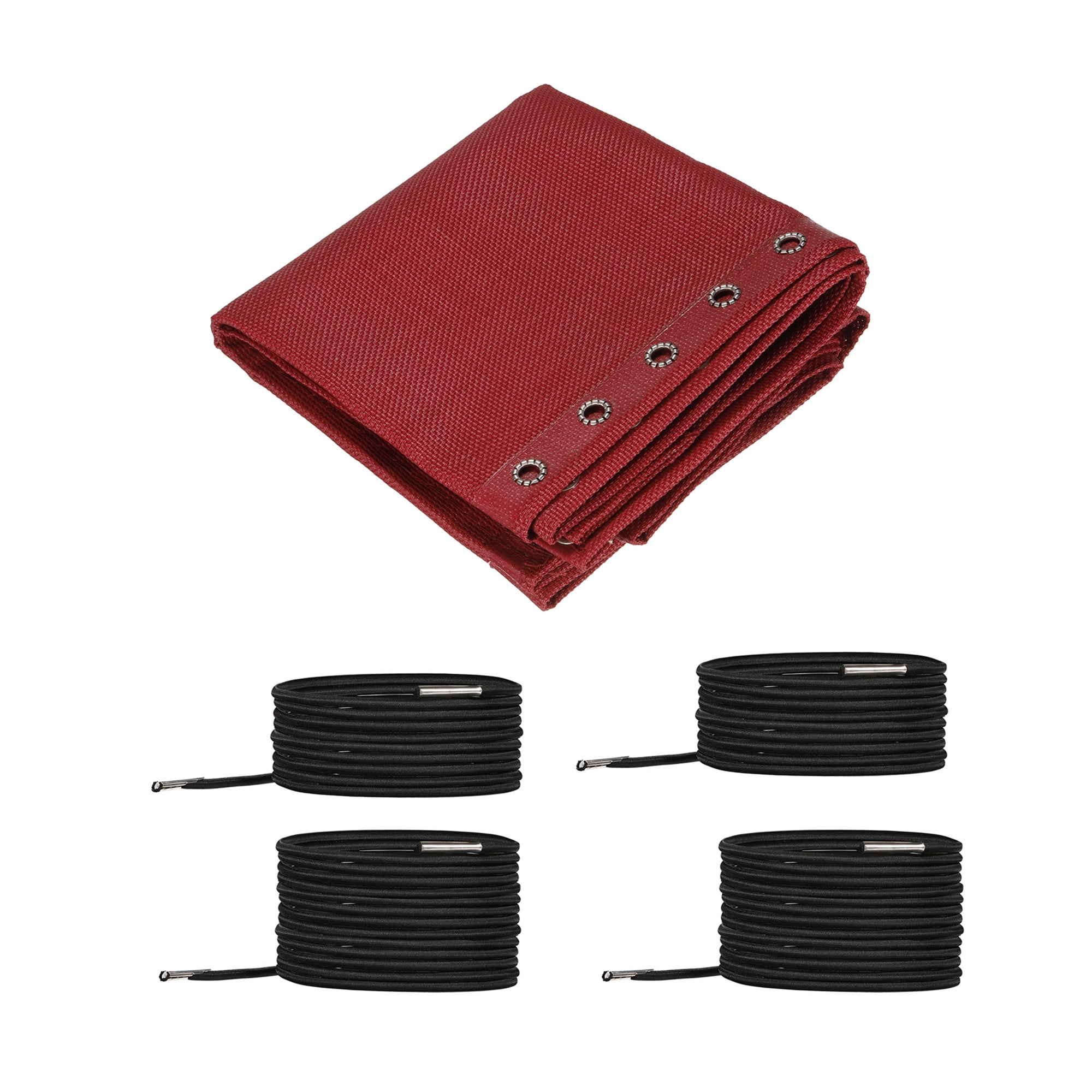 Uxcell Gravity Chair Replacement Fabric Recliners Repair Kit with Ropes, Red