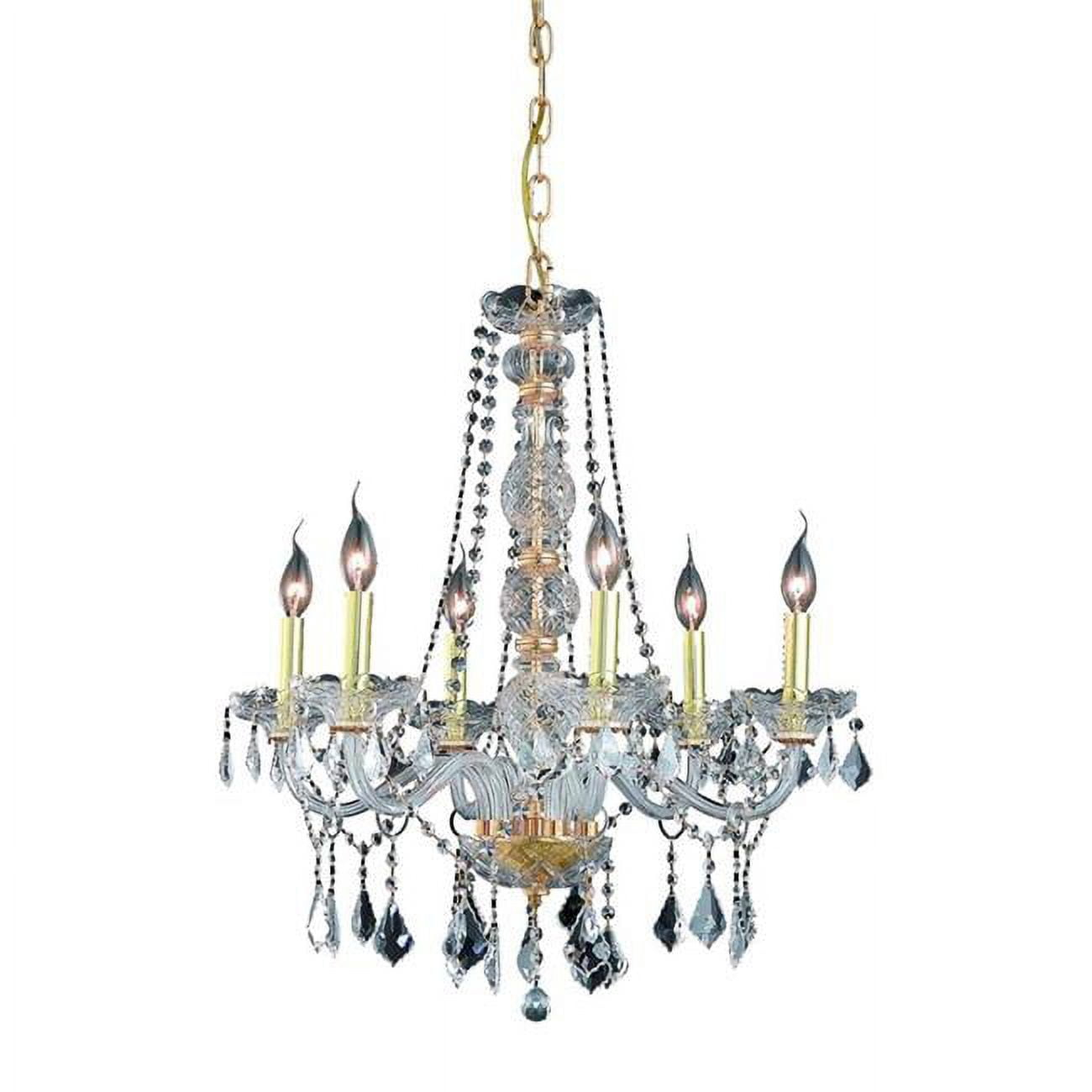 Elegant Lighting Verona 6 - Light Chandelier in  Gold