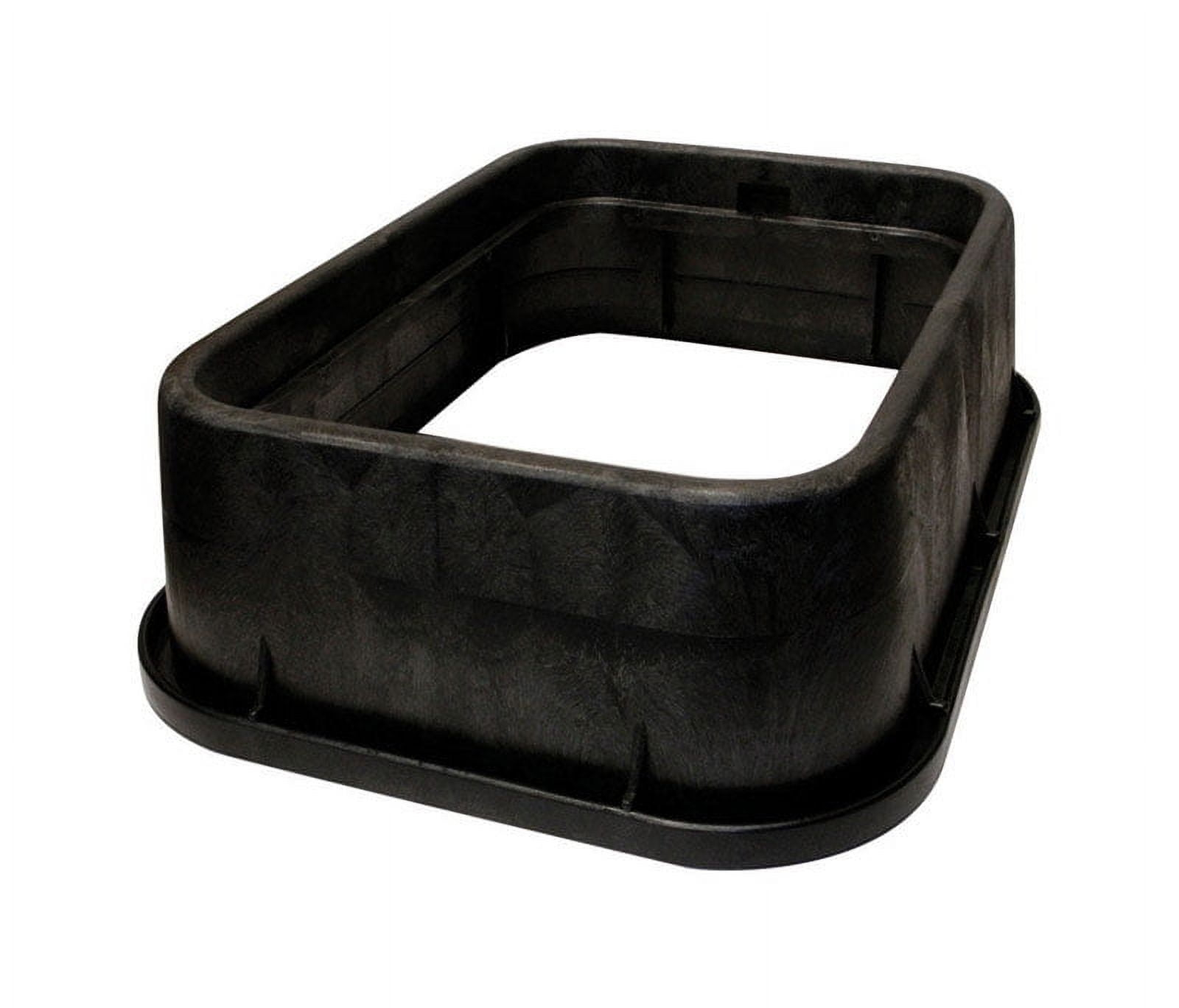 VALVE BOX RISER BLK 6" (Pack of 1)